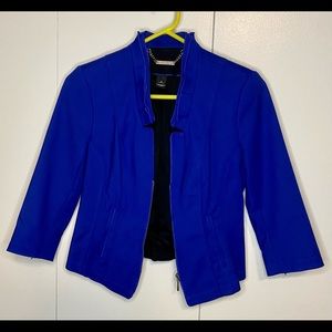 White House Black Market bright blue blazer